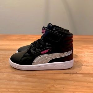 Puma high top sneakers for toddlers